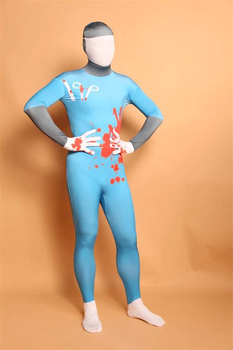 phc pattern lycra spandex bodysuit full body zentai suit halloween costumefetish zentai
