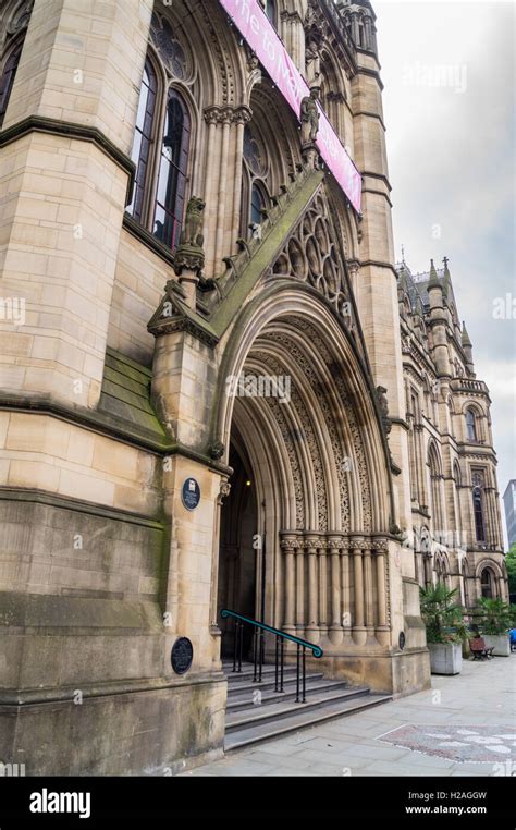 manchester town hall  alfred waterhouse   albert stock photo royalty  image