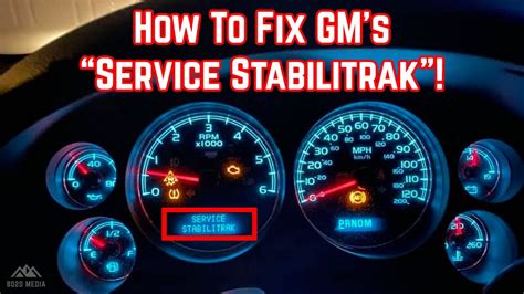 gmc acadia service stabilitrak