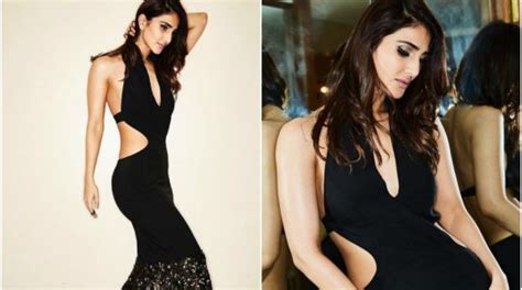 Pics Vaani Kapoor Grabs Attention In Nikhil Thampi Black Gown The