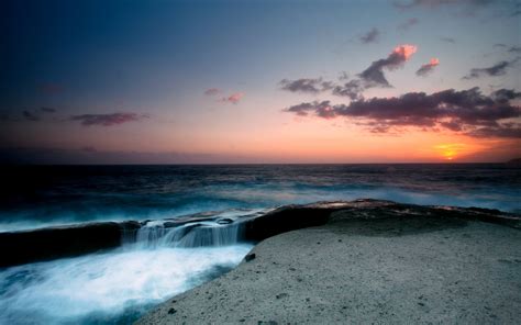 beautiful sunset sea scape wallpapers hd desktop  mobile