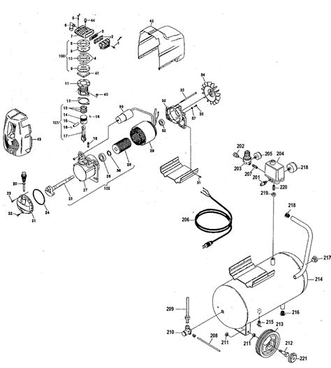 bostitch air compressor parts diagram hanenhuusholli