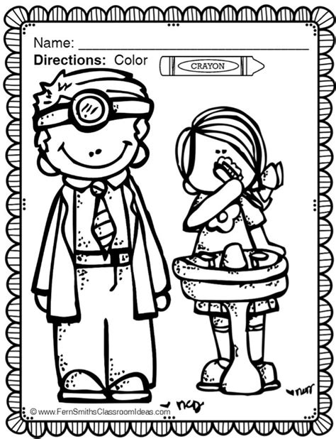 dental health month coloring page teach junkie