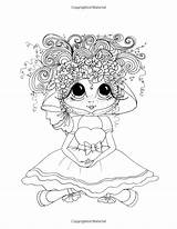 Coloring Pages Cute Books Sherri Baldy sketch template