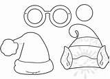 Christmas Props Printable Diy Coloring Reddit Email Twitter Coloringpage Eu sketch template