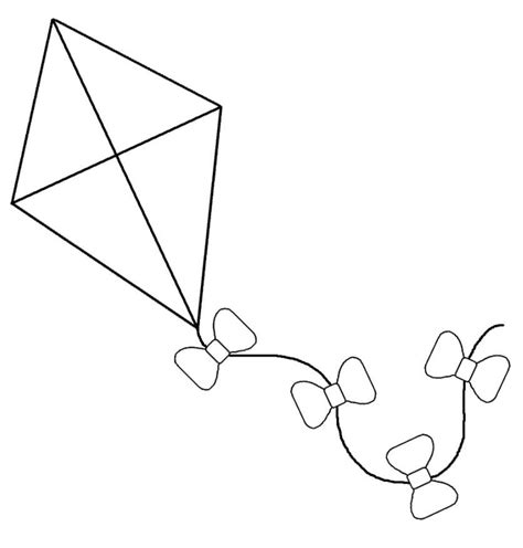 kite coloring pages  printable coloring pages  kids