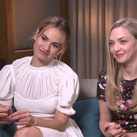Amanda Seyfried And Lily James Talk Mamma Mia 2 E Online