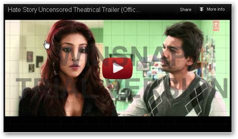 hate story uncensored theatrical trailer official 2012