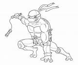 Ninja Michelangelo Coloring Pages Mutant Teenage Turtles Turtle Printable Getcolorings Print Getdrawings sketch template