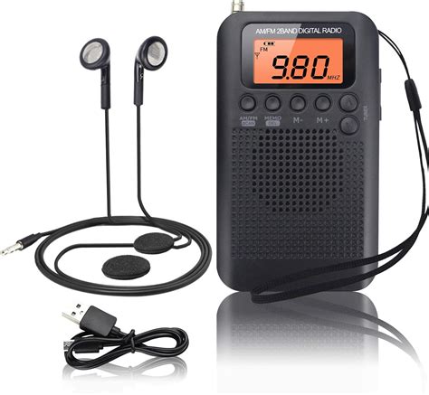 tragbares radio mini fmam stereo digital radio mit amazonde elektronik