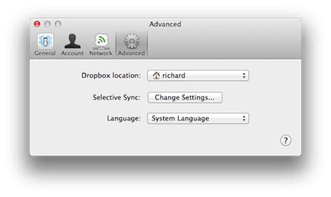 dropbox selectief synchroniseren appletips