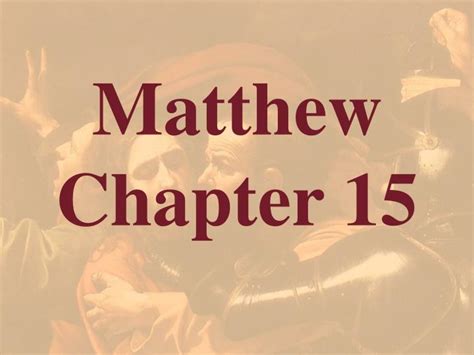 matthew chapter  powerpoint    id