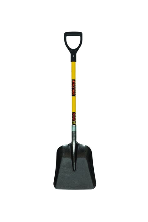 asphalt shovel steel head  eastern scoop fiberglass   handle