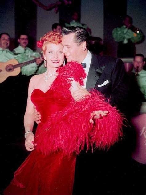 Desi Arnaz With His Wife Lucille Ball I Love Lucy Love Lucy I Love