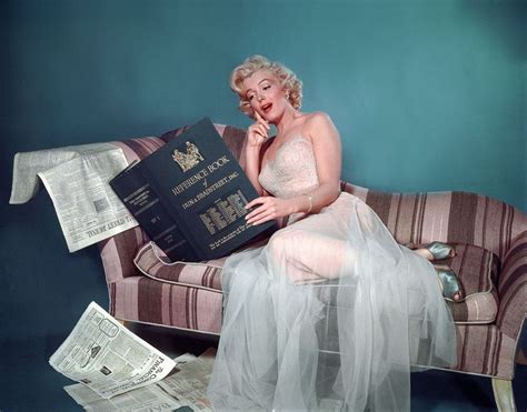 marilyn in a publicity photo for how to marry a