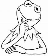 Kermit Frogs Sesame Clipartbest Muppet Tulamama Muppets Draw sketch template