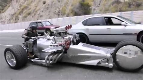 crazy modification bike with muscle car engine youtube