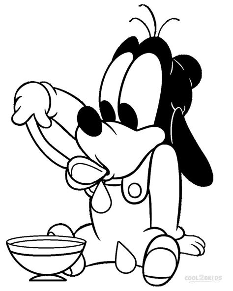 baby goofy coloring pages mickey mouse coloring pages baby coloring