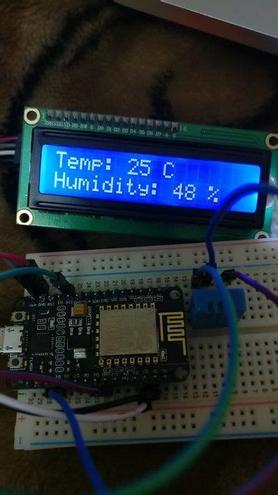 Esp8266 Weather Server With Lcd Display Arduino Lcd Lcd
