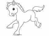 Horse Drawing Kids Draw Easy Horses Drawings Paintingvalley Step sketch template