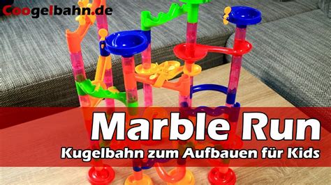 marble run kugelbahn zum aufbauen fuer kinder youtube