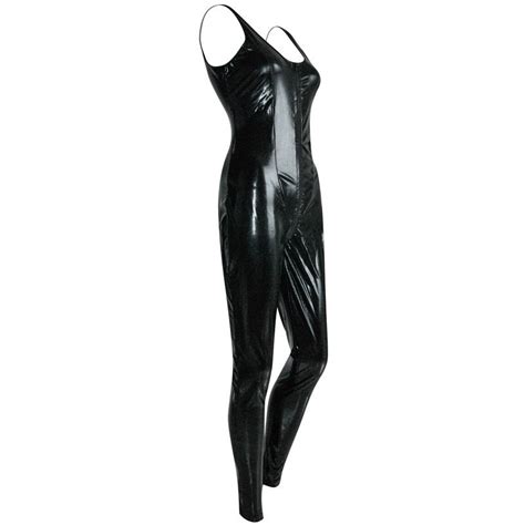 2019 Black Sexy Stripper Clothes Catwomen Sex Women Latex Vinyl Fetish
