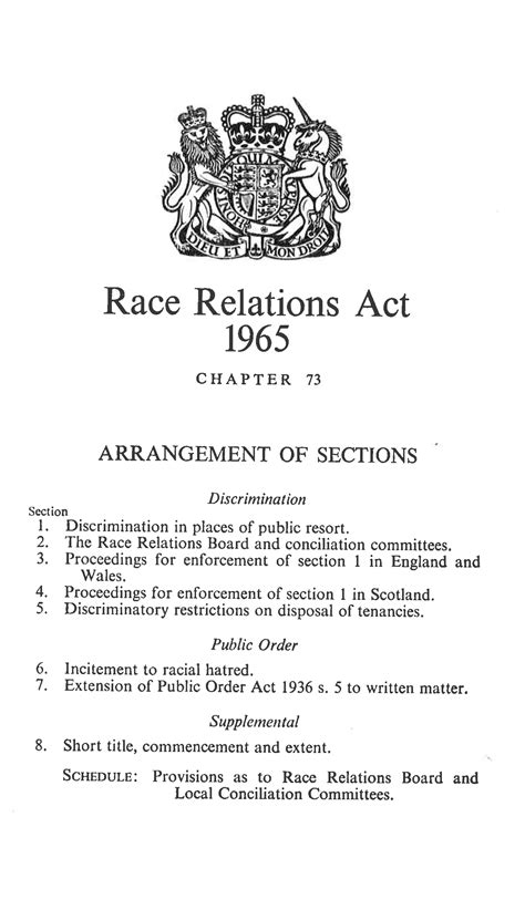 race relations act  blessing  curse institute  race