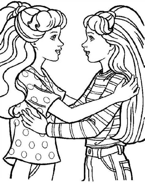 barbie skipper coloring sheet coloring pages