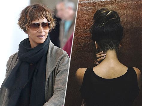 Halle Berry Gets A Lotus Flower Undercut See The Photos Here Style