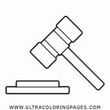 Mazo Gavel Ultracoloringpages sketch template