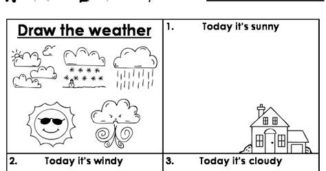 weather worksheet   weather worksheets preschool