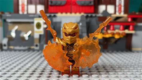 lego golden dragon cole transformation lego ninjago crystallized
