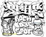 Coloring Street Pages Graffiti Getcolorings sketch template