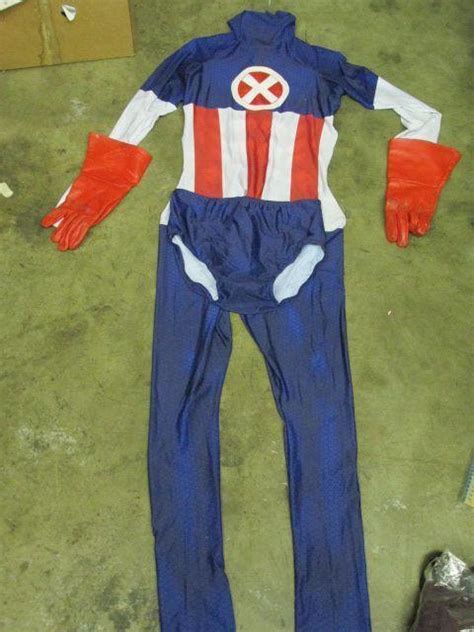captain america costume worn by evan stone in captain america xxx adult