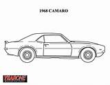 Coloring Pages Camaro Chevrolet Hot Bing Vehicles 1968 Slideshow Show sketch template