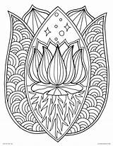 Coloring Pages Lotus Flower Mandala Printable Adults Color Unique Adult Book Sheets Drawing Pattern Print Roots Cute Getdrawings Getcolorings Rocks sketch template