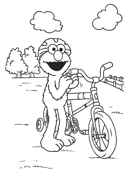 elmo colouring pages