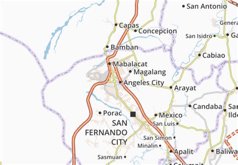 Angeles City Map Detailed Maps For The City Of Angeles