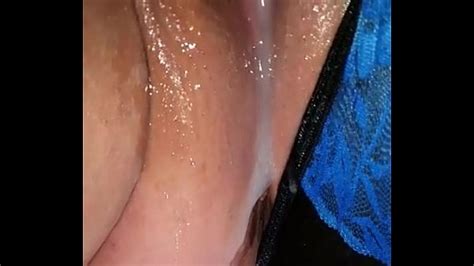 Crazy Wet Pussy Drips Through Panties