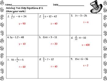 step equations worksheet answers ivuyteq