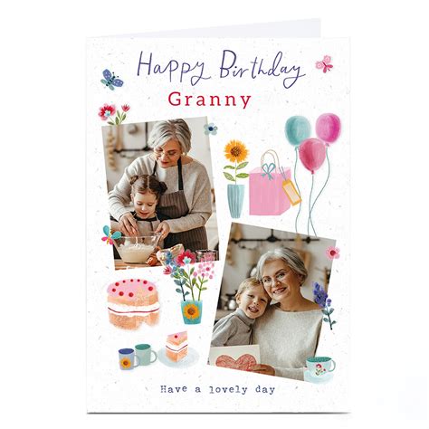 buy photo birthday card lovely day cake and tea for gbp 1 79 card