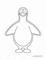 Penguin Printable Coloring Template Pages Clipart Writing Crafts Books Print Kids Write Penguins Timvandevall Creative Own Story Their Source sketch template