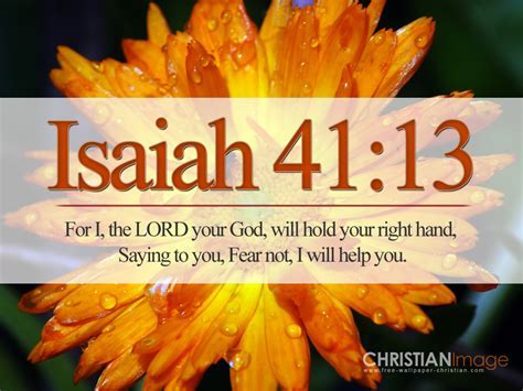 Isaiah 41:13   Do Not Fear Wallpaper   Christian  