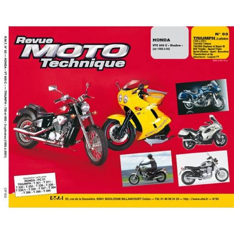 revue moto technique honda cbr 1000 de 1987 à 1996 rmt 70
