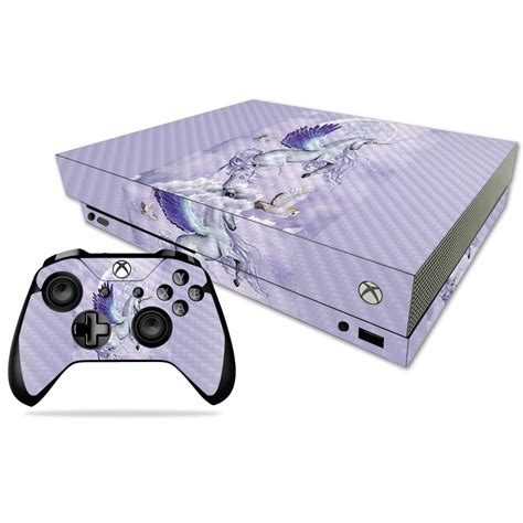 mightyskins fantasies skin  microsoft xbox   protective durable textured carbon