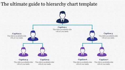 attractive hierarchy chart template  design