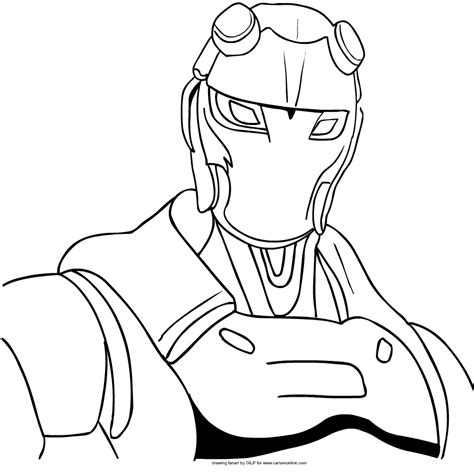 fortnite coloring pages carbide coloring  drawing