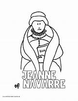 Coloring History Pages Jeanne Navarre Books sketch template