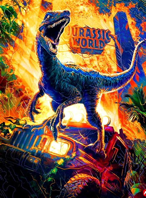 Blue Jurassic World Fan Art