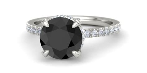 black diamond engagement rings unique coloured rings